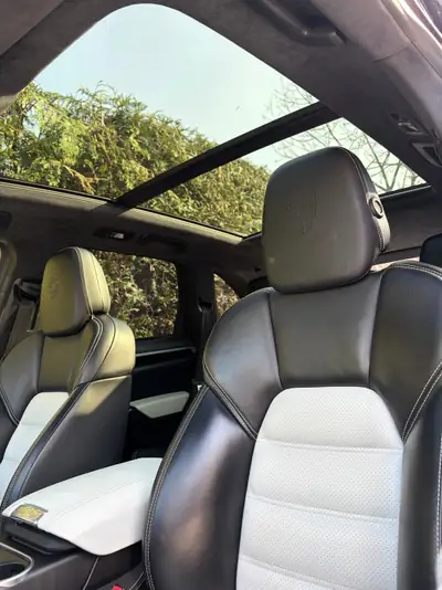 Porsche Cayenne S E-Hybrid Platinum Edition — SUV hybride rechargeable haute performance, 155'000 km — detail