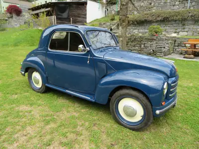 FIAT Topolino C 1952 — Cabriolet vintage d'exception, 55'000 km d'histoire — vue extérieure