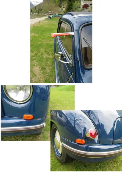 FIAT Topolino C 1952 — Cabriolet vintage d'exception, 55'000 km d'histoire — détail