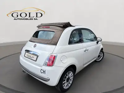 FIAT 500C 1.2 Lounge Dualogic — Cabriolet élégant, moteur économe, expertise complète — side view