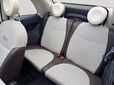FIAT 500C 1.2 Lounge Dualogic — Cabriolet élégant, moteur économe, expertise complète — interior