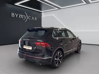 VW Tiguan 2.0 TSI R 4Motion — SUV sportif 319 ch, traction intégrale, faible kilométrage — tableau de bord