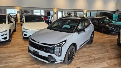 Kia Sportage 1.6T-GDi PHEV GT-Line 4x4 — Hybride rechargeable performant, ultra-faible kilométrage — side view