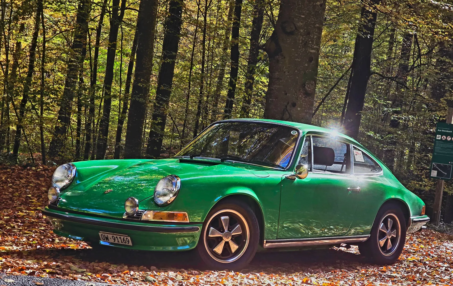 Porsche 911 T 1971 — Légende des années 70, moteur 2.2L authentique — vista esterna