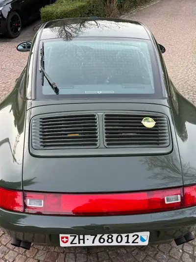 Porsche 911 Targa 1997 — Roadster iconique vert British Racing, châssis neuf — tableau de bord
