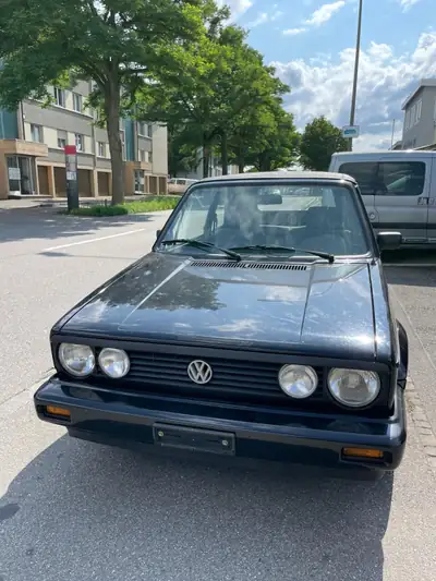 VW Golf Cabrio 1989 — Cabriolet rétro mythique, moteur essence fiable — Außenansicht