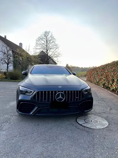 Mercedes-AMG GT 63 S 4Matic+ — Super sportive 4 portes, 639 ch, 49'000 km seulement — vue extérieure