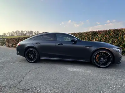 Mercedes-AMG GT 63 S 4Matic+ — Super sportive 4 portes, 639 ch, 49'000 km seulement — côté