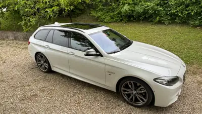 BMW M550d Touring xDrive — Diesel performant, break luxe 381 ch — Außenansicht