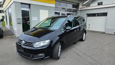 VW Sharan 2.0 TDI BMT Highline 4Motion — Monospace 7 places, diesel économique et robuste — fianco