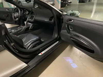 Audi R8 Spyder 5.2 S-Tronic — Cabriolet V10 haute performance, historique sans sinistre — Miniatura 13