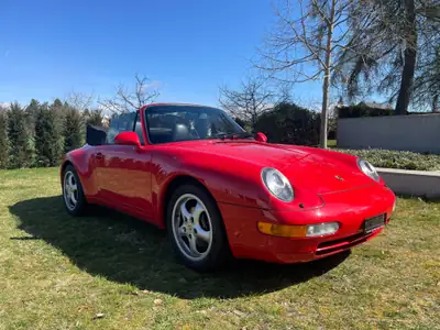 Porsche 911 993 Carrera Cabriolet — Chef-d'œuvre des années 90, kilométrage préservé — exterior view