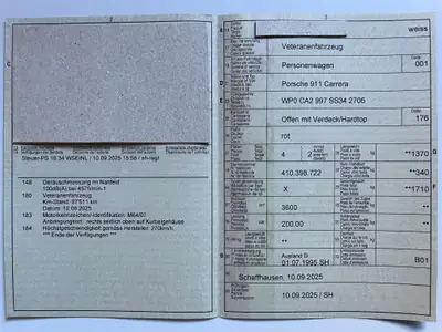 Porsche 911 993 Carrera Cabriolet — Chef-d'œuvre des années 90, kilométrage préservé — Thumbnail 19