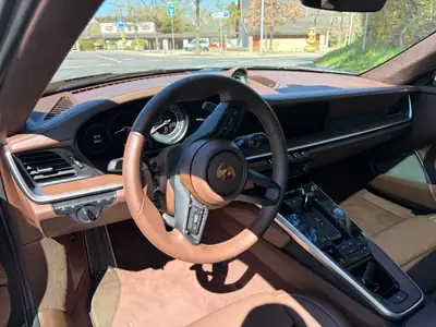 Porsche 911 Turbo S PDK — 650 ch, 8'000 km, Garantie Approved 2028 — Innenraum