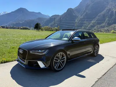 Audi RS6 Avant 4.0 TFSI V8 — Berline sportive légendaire, 560 ch, sans accident — fianco