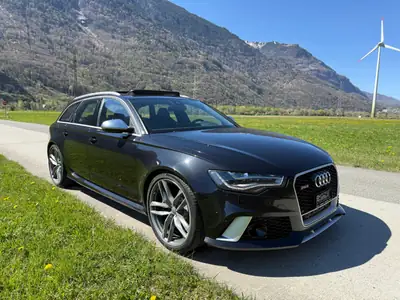 Audi RS6 Avant 4.0 TFSI V8 — Berline sportive légendaire, 560 ch, sans accident — interni