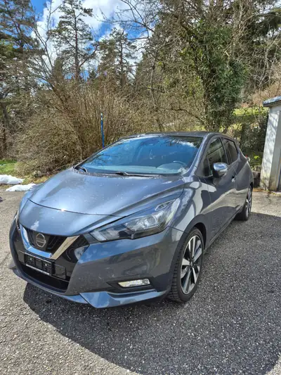 Nissan Micra IG-T Tekna 2021 — Citadine dynamique, faible kilométrage et équipée — fianco