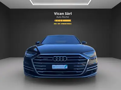 Audi A8 50 TDI Quattro — Berline de prestige hybride diesel, kilométrage modéré — exterior view