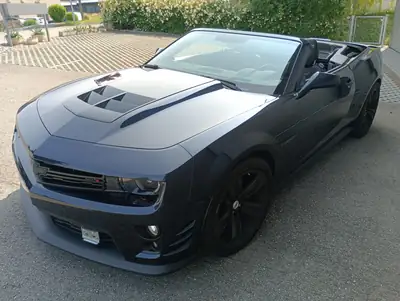 Chevrolet Camaro ZL1 Cabriolet — Muscle car américain 587 ch, état d'origine exceptionnel — arrière