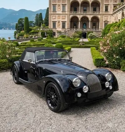 Morgan Plus Six — Cabriolet britannique 339 ch, élégance intemporelle et performance — vue extérieure