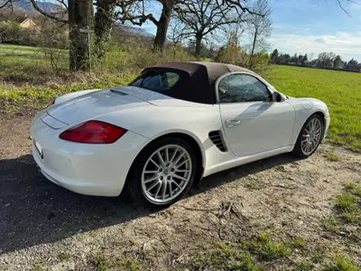 Porsche 718 Boxster S 3.4 — Roadster sportif essence, 295 ch et moins de 121'000 km — vista posteriore