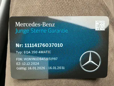 Mercedes-Benz EQA 350 AMG Line 4Matic — SUV électrique 292 ch, très peu kilométré — Heckansicht