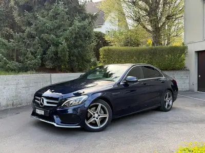 Mercedes-Benz C200 AMG Line — Diesel élégant, 128'000 km, sans sinistre — Seitenansicht