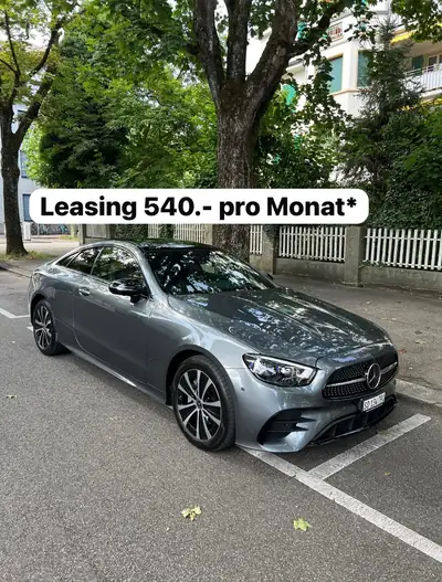Mercedes-Benz E 200 Coupé 4Matic AMG Line — Élégance sportive et technologie hybride — Außenansicht