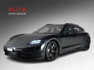 Porsche Taycan Cross Turbo 104 kWh — Berline électrique performante, faible kilométrage 2025 — vue extérieure