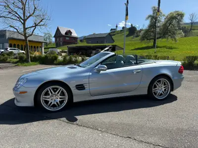 Mercedes-Benz SL 500 BRABUS — Cabriolet de prestige, motorisation 306 ch, kilométrage quasi neuf — côté