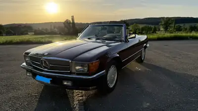 Mercedes-Benz SL 300 — Cabriolet de prestige, 180 ch, histoire automobile garantie — vista esterna