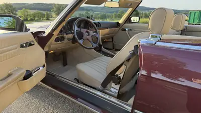 Mercedes-Benz SL 300 — Cabriolet de prestige, 180 ch, histoire automobile garantie — Miniatura 12