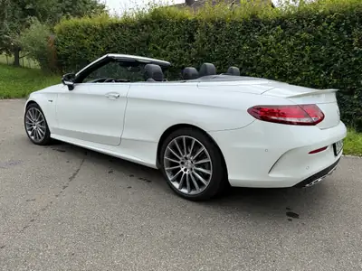 Mercedes-Benz C 43 AMG Cabriolet — Décapotable sportive 367 ch, entretien à jour — fianco