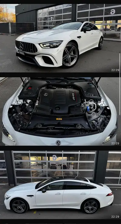 Mercedes-AMG GT 43 4Matic+ — Coupé sportif, freins neufs et révision complète — vista posteriore