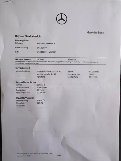 Mercedes-AMG GT 43 4Matic+ — Coupé sportif, freins neufs et révision complète — Miniatura 18