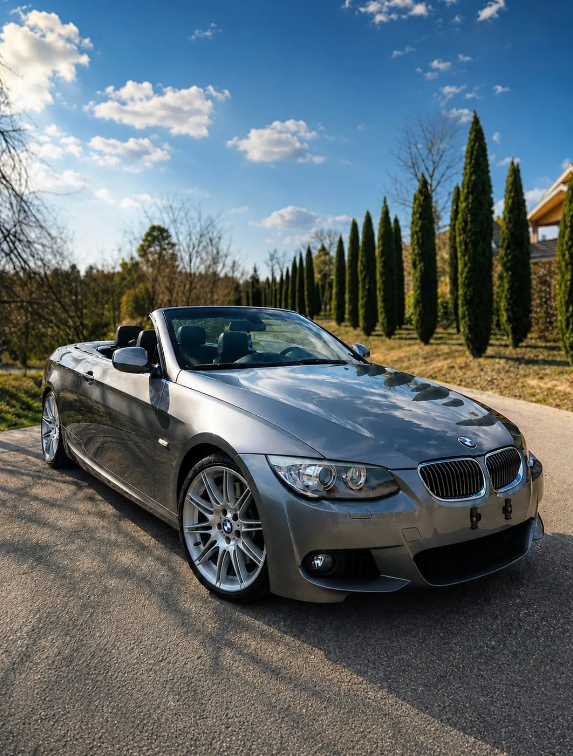 BMW 335i Cabriolet M-Sport — Roadster dynamique, 62'000 km, impeccable — vue extérieure