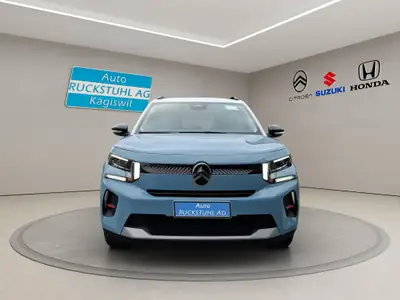 Citroën C3 1.2 Turbo Plus — Citadine pétillante, motorisation dynamique et design bleu métallisé — Heckansicht