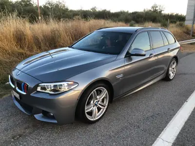 BMW 535d Touring xDrive — Break diesel puissant, 54 000 km, Luxury Line — vue extérieure