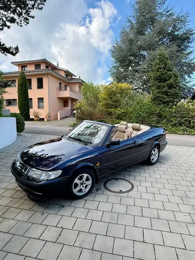 SAAB 9-3 Cabrio 2.3i — Cabriolet rétro sportif, toit neuf 2025, histoire garantie — Außenansicht