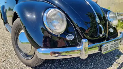 Volkswagen Käfer 11.3 De Luxe 1954 — Véhicule vétéran authentique, sans accident — Miniatura 7