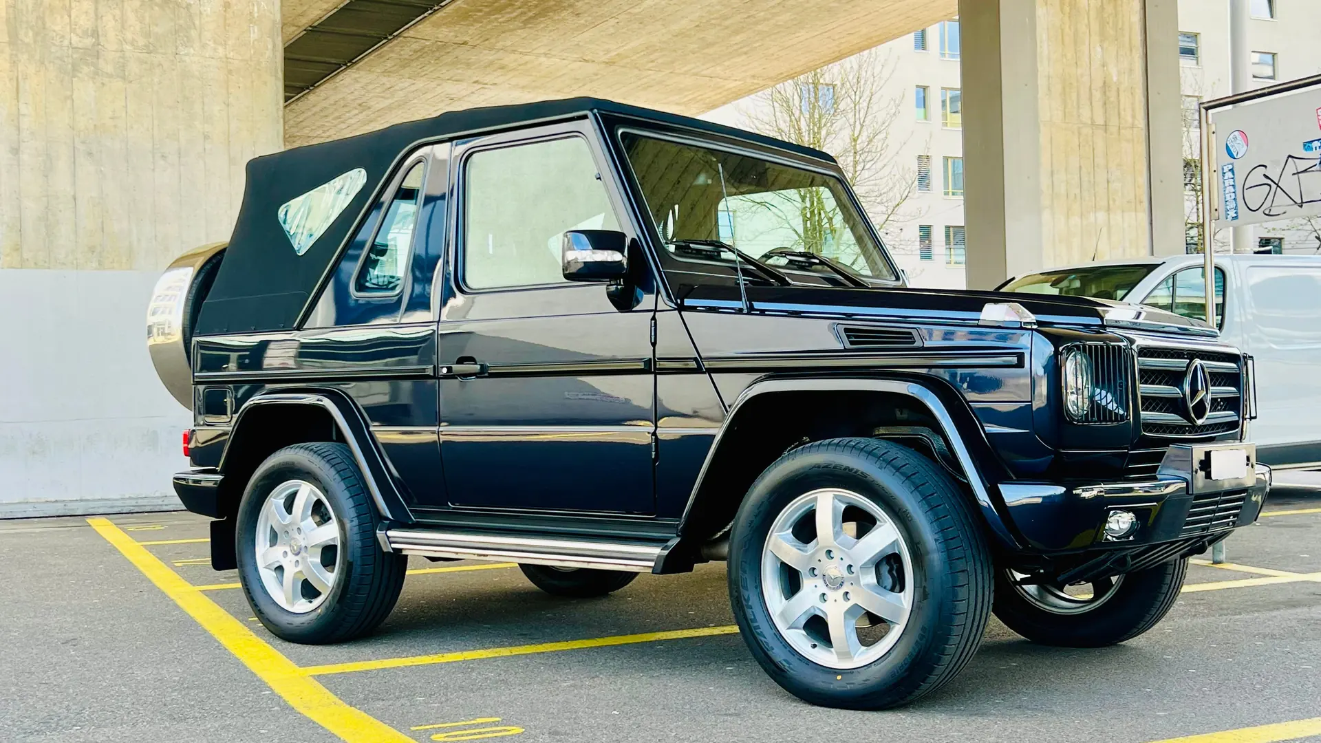Mercedes-Benz G 350 Cabrio — Un classique luxe tout-terrain, état collection impeccable — Außenansicht