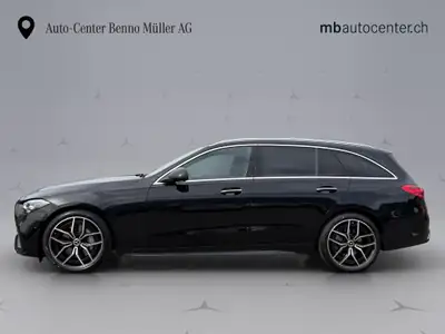 Mercedes-Benz C 220 d Swiss Star AMG Line — Break diesel hybride 4WD, 20 km seulement — côté