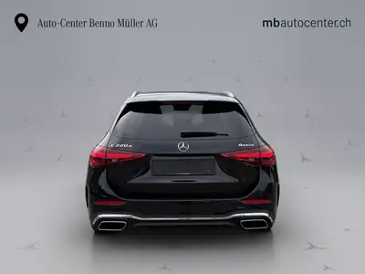 Mercedes-Benz C 220 d Swiss Star AMG Line — Break diesel hybride 4WD, 20 km seulement — intérieur