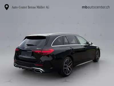 Mercedes-Benz C 220 d Swiss Star AMG Line — Break diesel hybride 4WD, 20 km seulement — tableau de bord