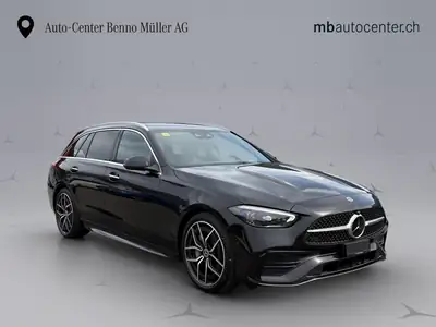 Mercedes-Benz C 220 d Swiss Star AMG Line — Break diesel hybride 4WD, 20 km seulement — Miniature 7