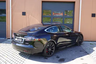 Tesla Model S 100D Performance — 772 ch, Autopilot et toit panoramique — Miniature 8