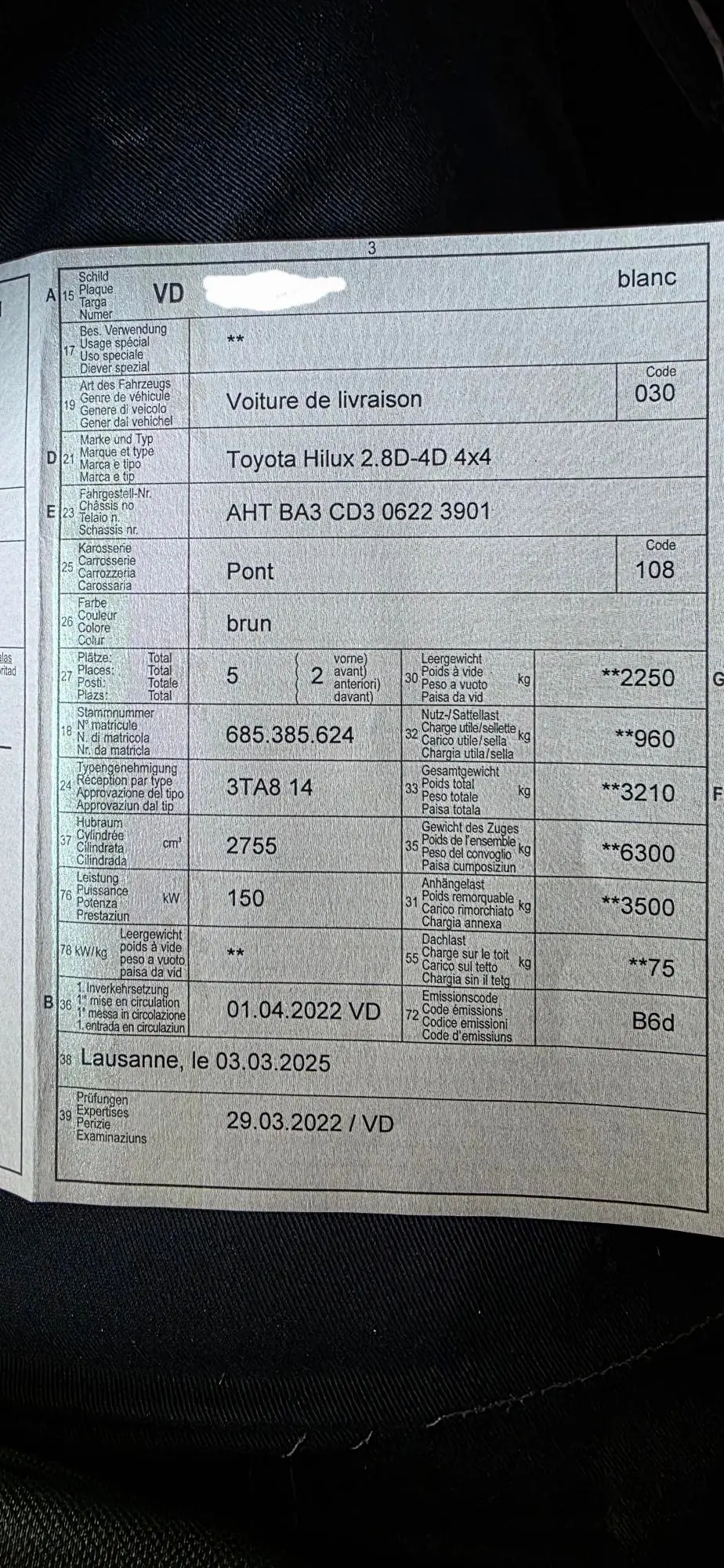 Toyota Hilux 2022 occasion Boussens — 4