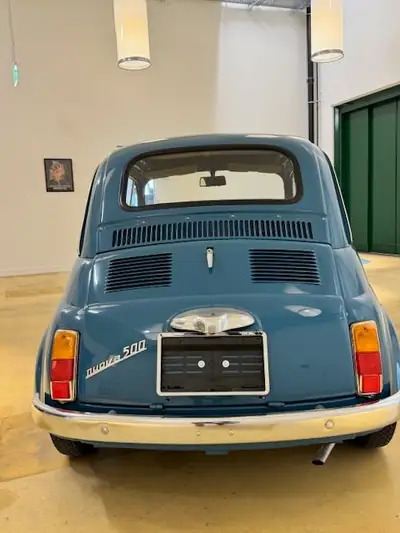 FIAT 500 Cabriolet 1966 — Icône italienne authentique, rarité historique immatriculée — arrière