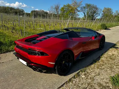 Lamborghini Huracán LP610-4 Spyder — Supercar décapotable, 610 ch et seulement 49 800 km — tableau de bord