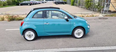 Fiat 500 0.9 TwinAir Turbo Anniversario — Cabriolet Rétro avec Moteur Turbo Efficace — rear view